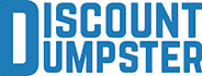 Discount Dumpster Rental Blue Logo