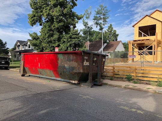 A photo of a dumpster rental in Atlanta
