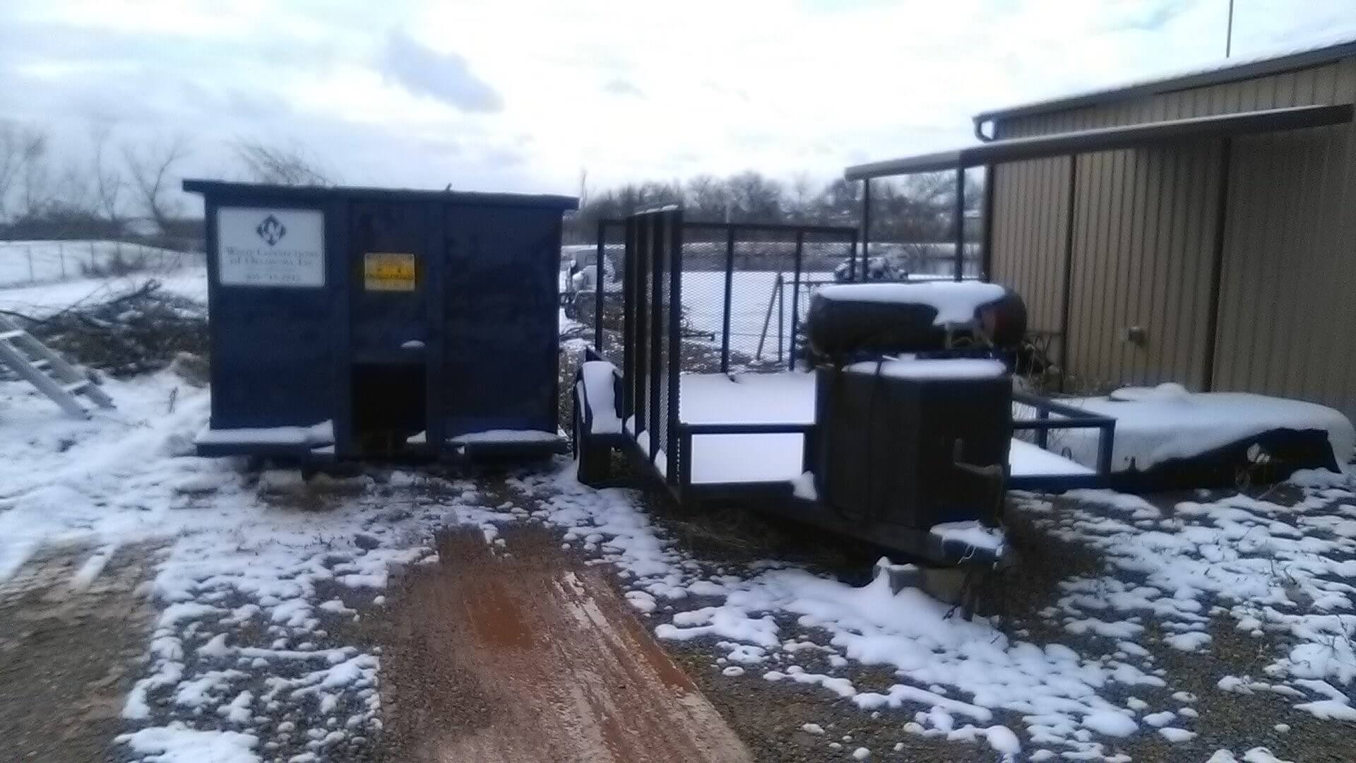 A photo of a dumpster rental in Chicago, IL