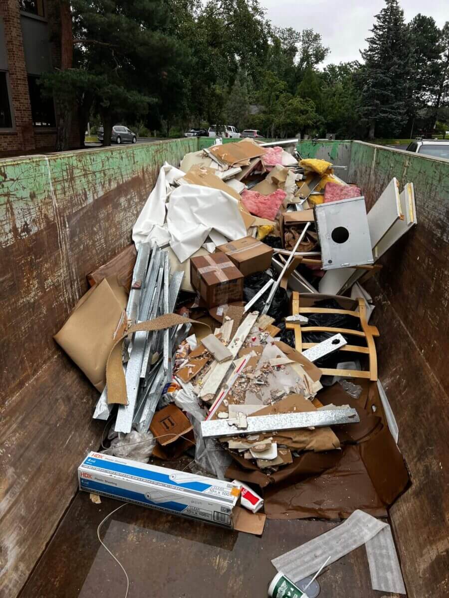 Photo of a dumpster rental in Philadelphia, PA
