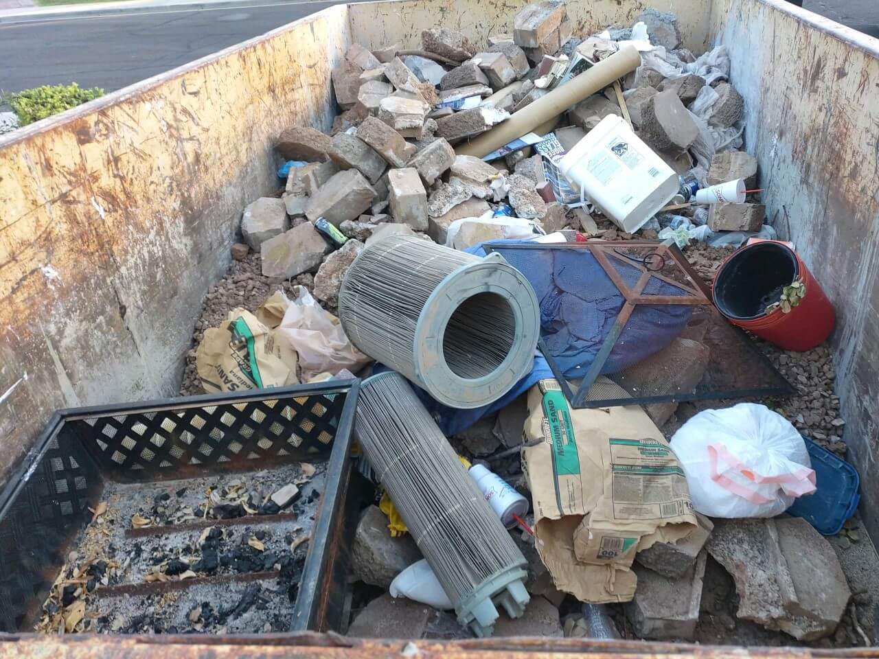 Photo of a mixed load dumpster rental in Phoenix, AZ