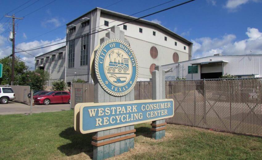 An image of the Westpark Recycling Facility in Houston, TX