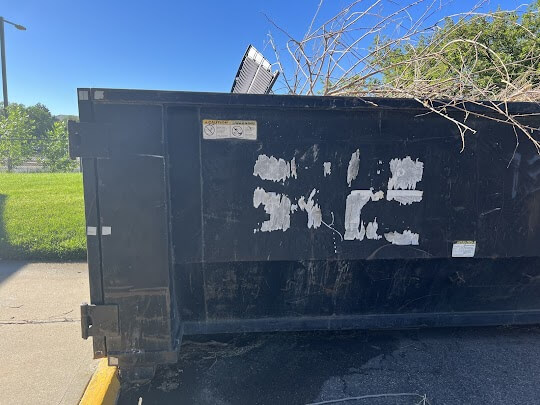A photo of a dumpster rental in Las Vegas