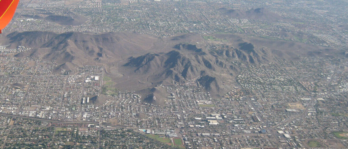 An aerial photo of the Northwest Valley area in Phoenix