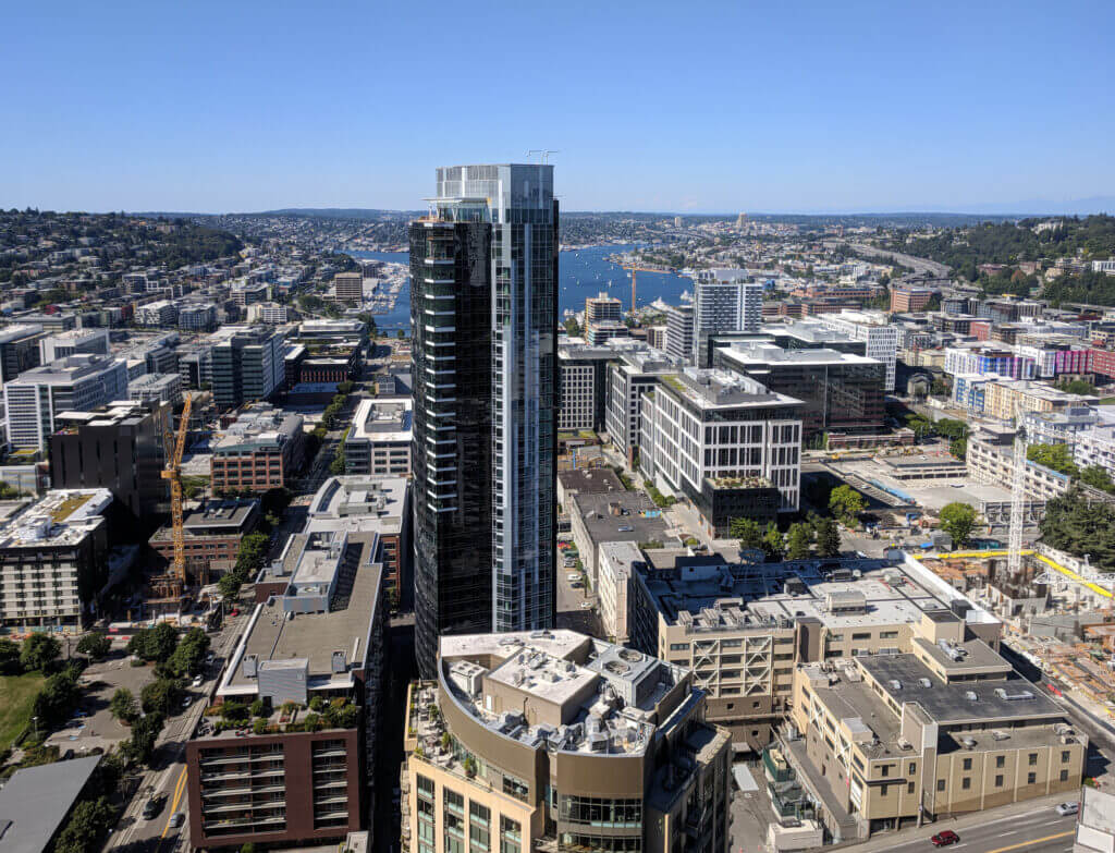 Photo of the South Lake Union neighborhood in Seattle
