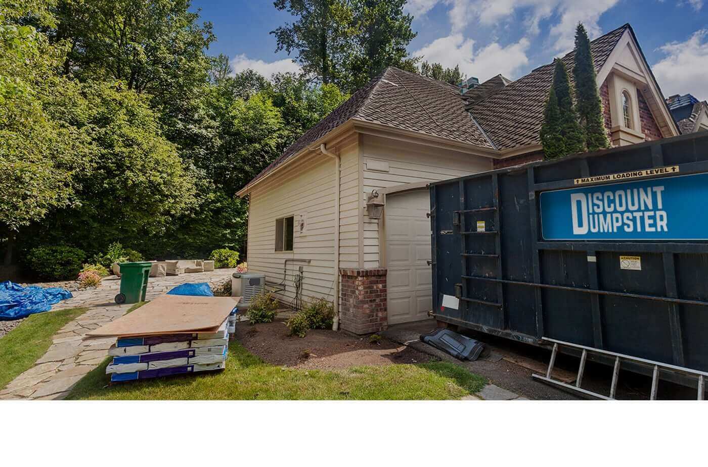 discount dumpster rental home renovation