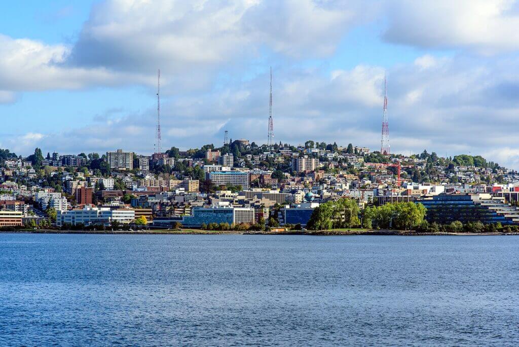 A photo of the Queen Anne neighborhood of Seattle